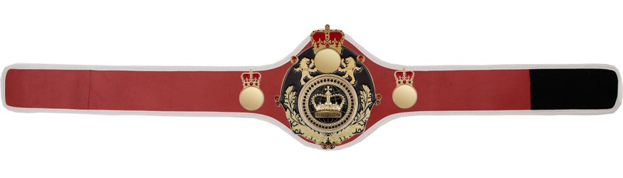 QUEENSBURY PRO LEATHER BLACK CHAMPION CROWN CHAMPIONSHIP BELT QUEEN/B/G/BLKGEM - AVAILABLE IN 10+ COLOURS